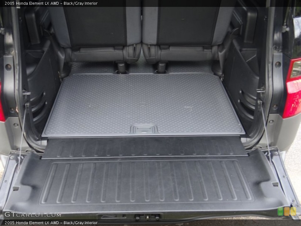 Black/Gray Interior Trunk for the 2005 Honda Element LX AWD #55780712