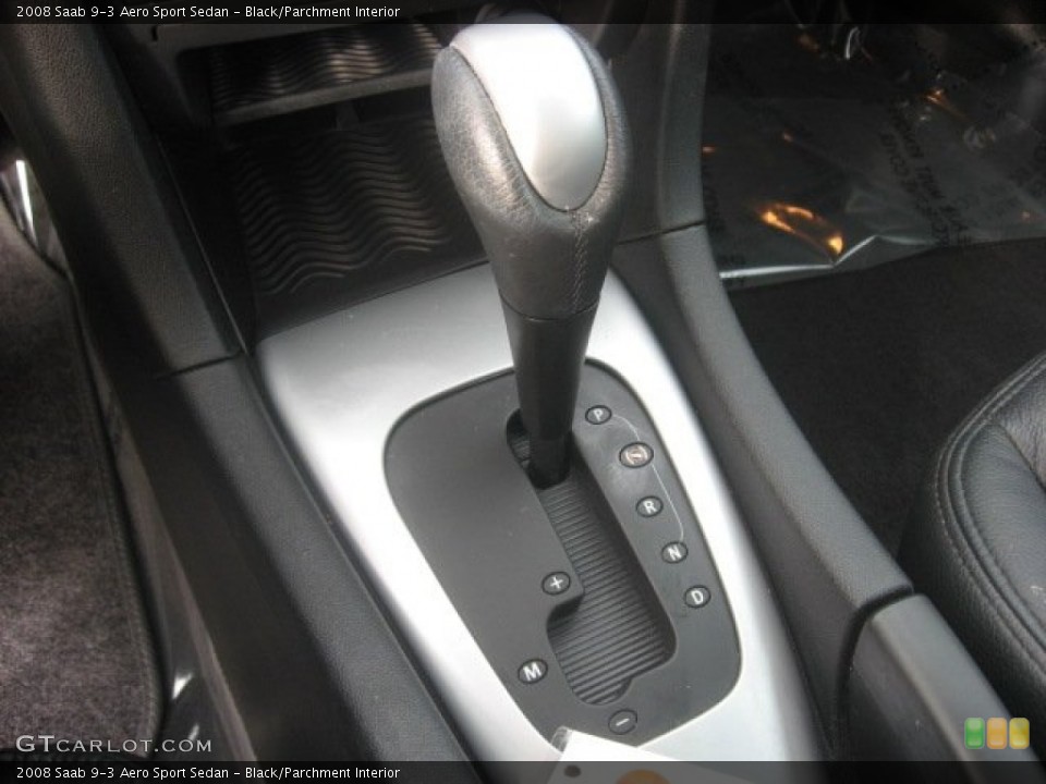 Black/Parchment Interior Transmission for the 2008 Saab 9-3 Aero Sport Sedan #55780811