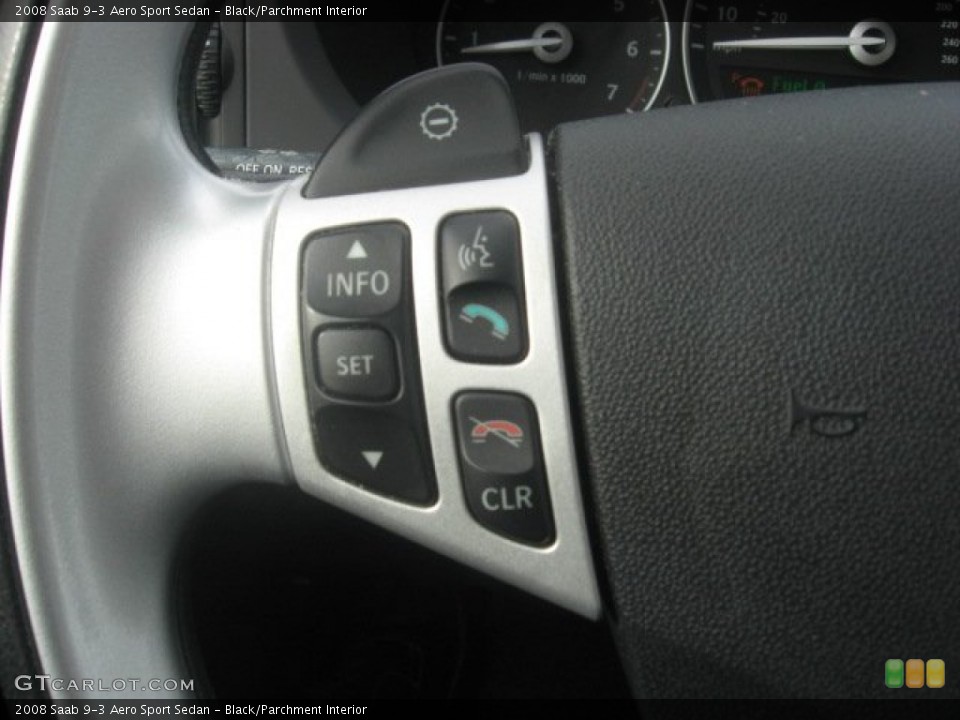 Black/Parchment Interior Controls for the 2008 Saab 9-3 Aero Sport Sedan #55780910