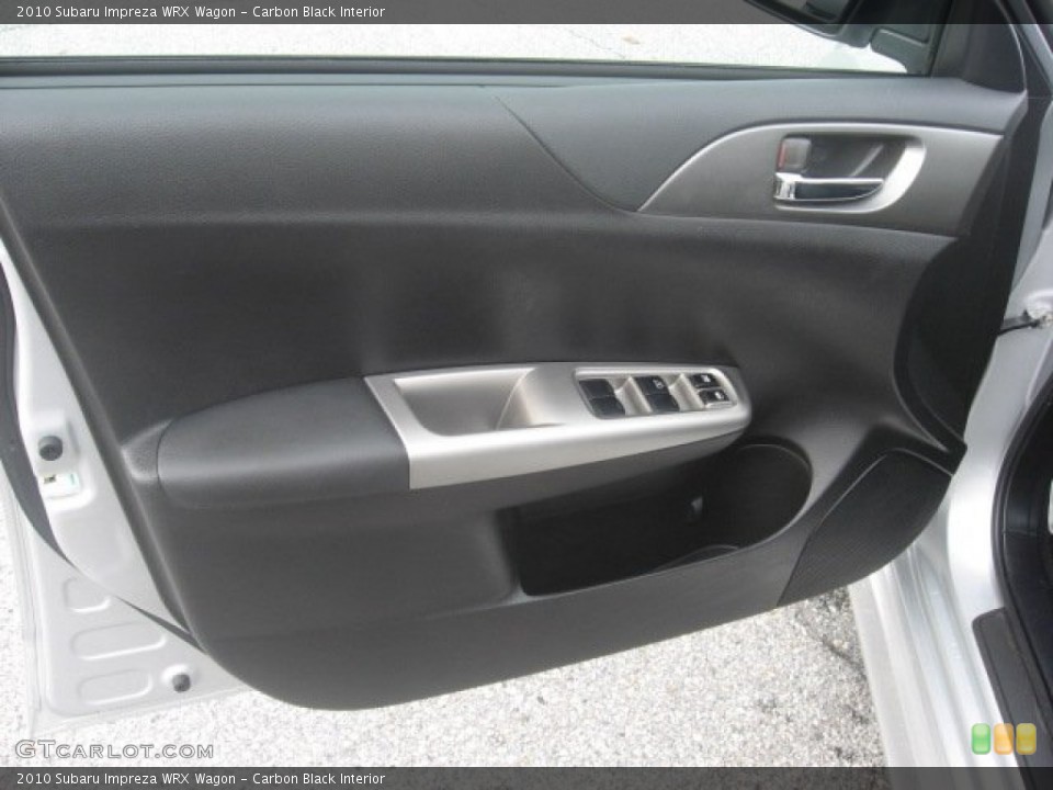 Carbon Black Interior Door Panel for the 2010 Subaru Impreza WRX Wagon #55781738