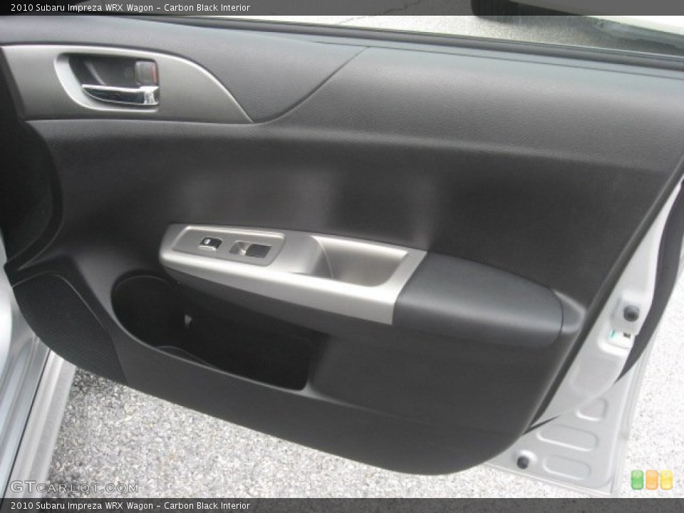 Carbon Black Interior Door Panel for the 2010 Subaru Impreza WRX Wagon #55781747