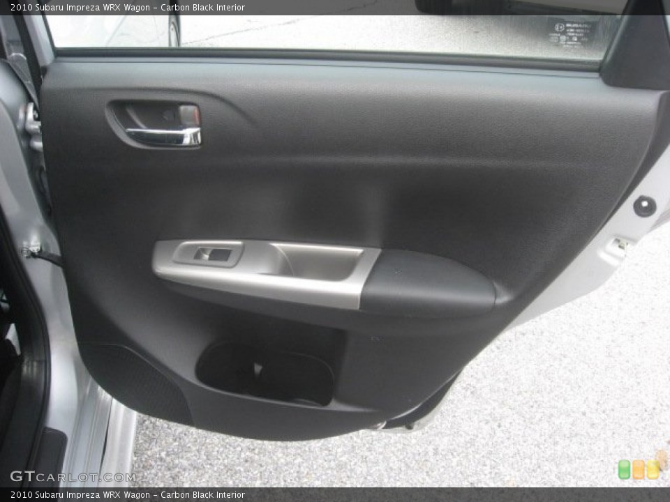 Carbon Black Interior Door Panel for the 2010 Subaru Impreza WRX Wagon #55781756