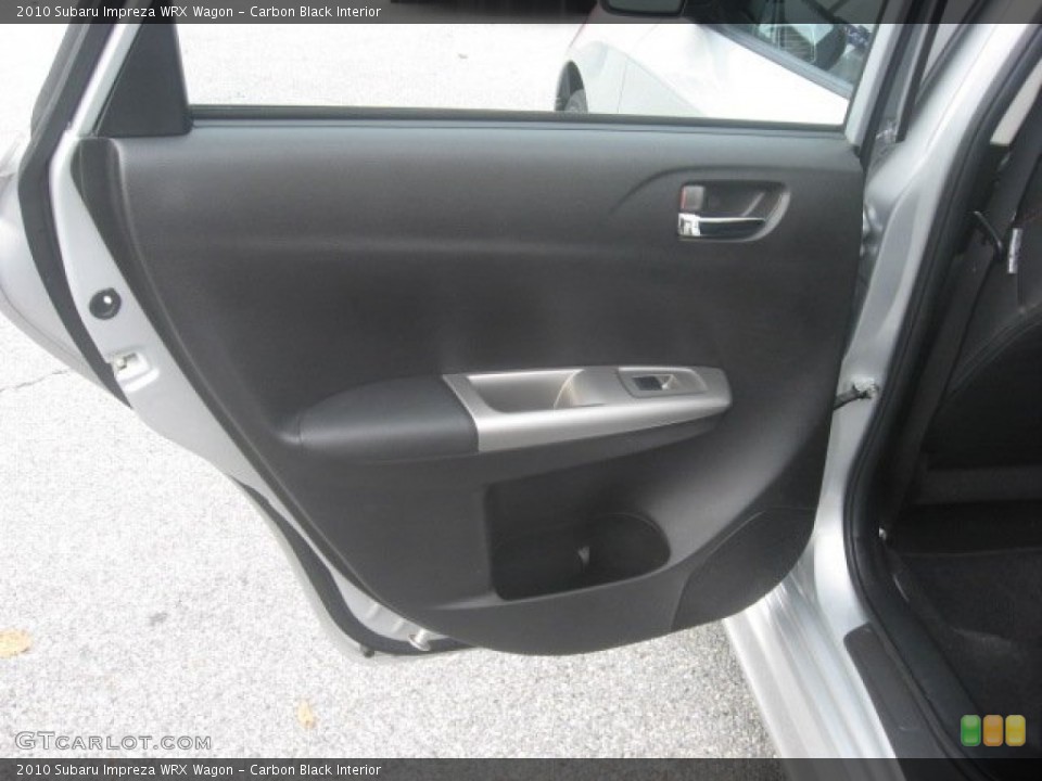 Carbon Black Interior Door Panel for the 2010 Subaru Impreza WRX Wagon #55781774