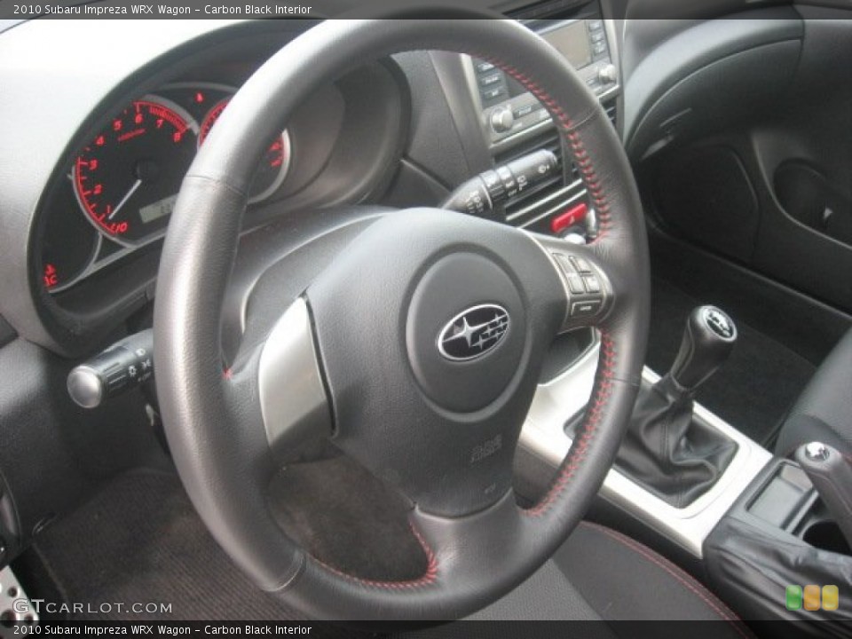 Carbon Black Interior Steering Wheel for the 2010 Subaru Impreza WRX Wagon #55781798