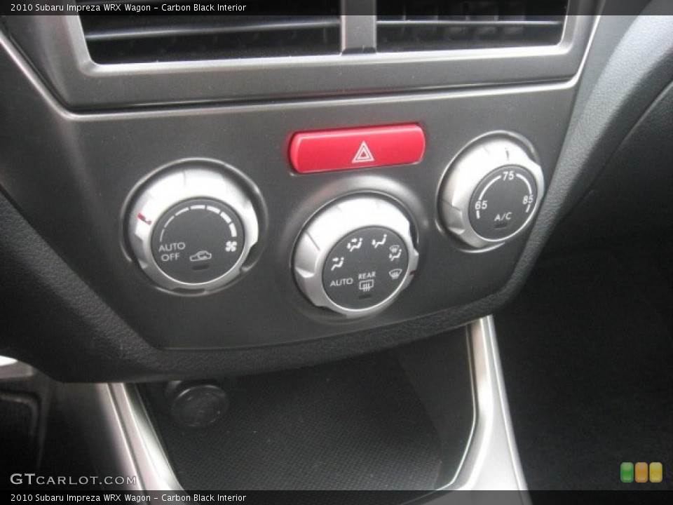 Carbon Black Interior Controls for the 2010 Subaru Impreza WRX Wagon #55781822