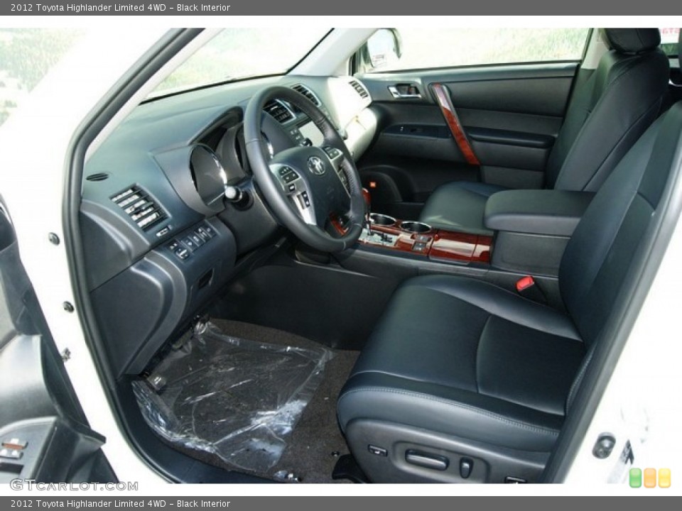 Black Interior Photo for the 2012 Toyota Highlander Limited 4WD #55783568