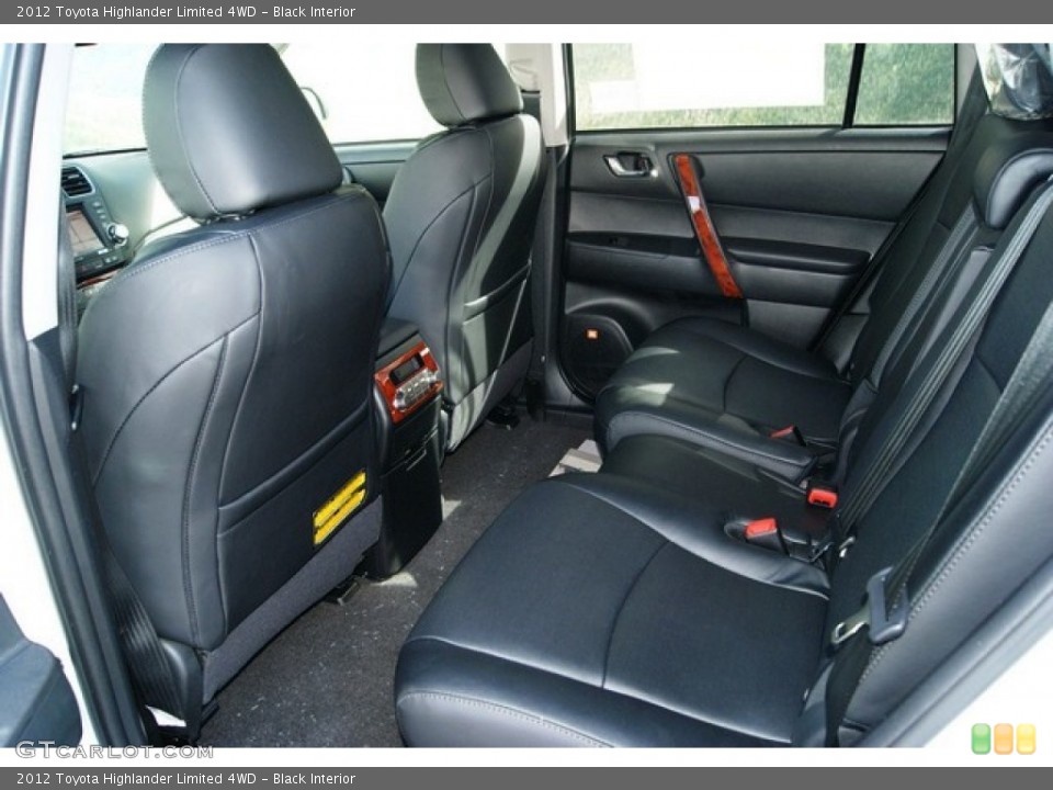 Black Interior Photo for the 2012 Toyota Highlander Limited 4WD #55783607