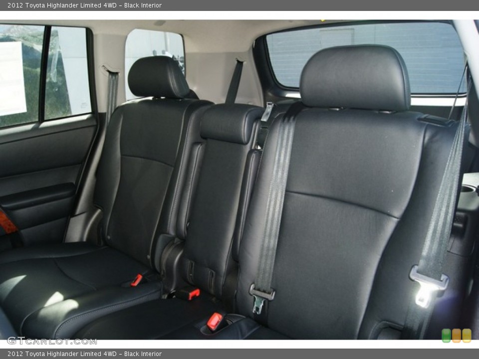 Black Interior Photo for the 2012 Toyota Highlander Limited 4WD #55783616