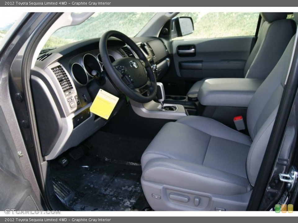 Graphite Gray Interior Photo for the 2012 Toyota Sequoia Limited 4WD #55783898