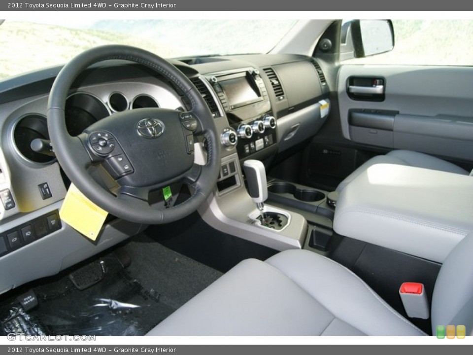 Graphite Gray Interior Photo for the 2012 Toyota Sequoia Limited 4WD #55783904