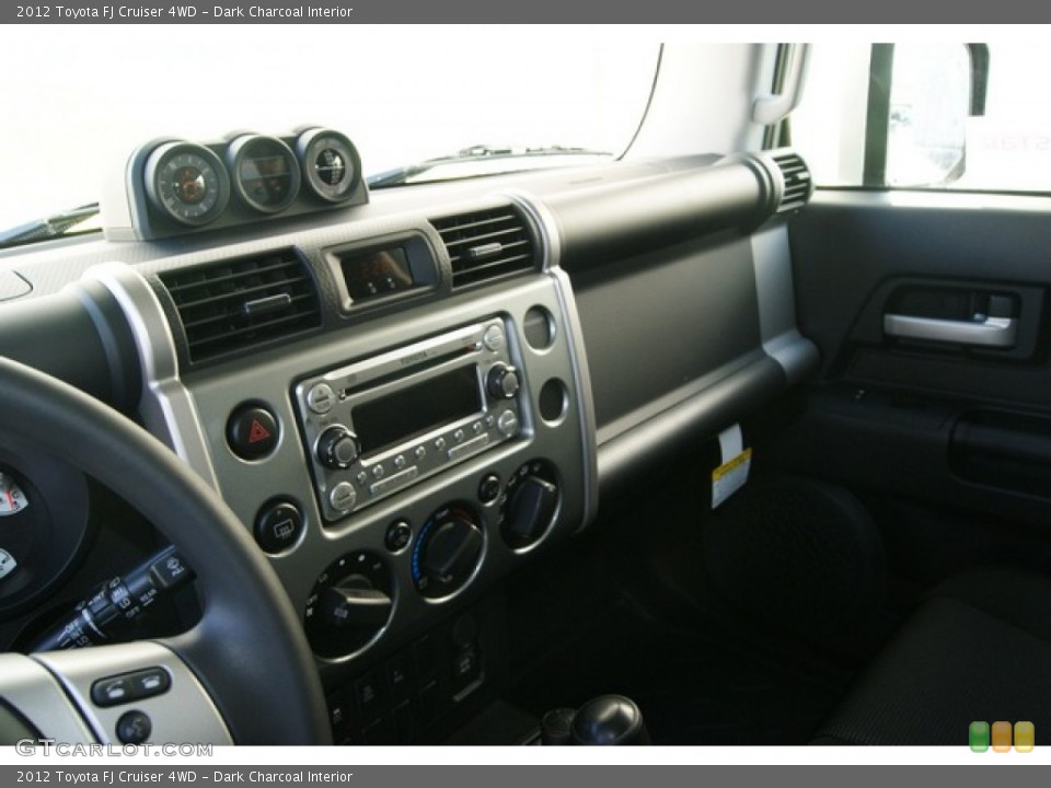 Dark Charcoal Interior Dashboard for the 2012 Toyota FJ Cruiser 4WD #55784219