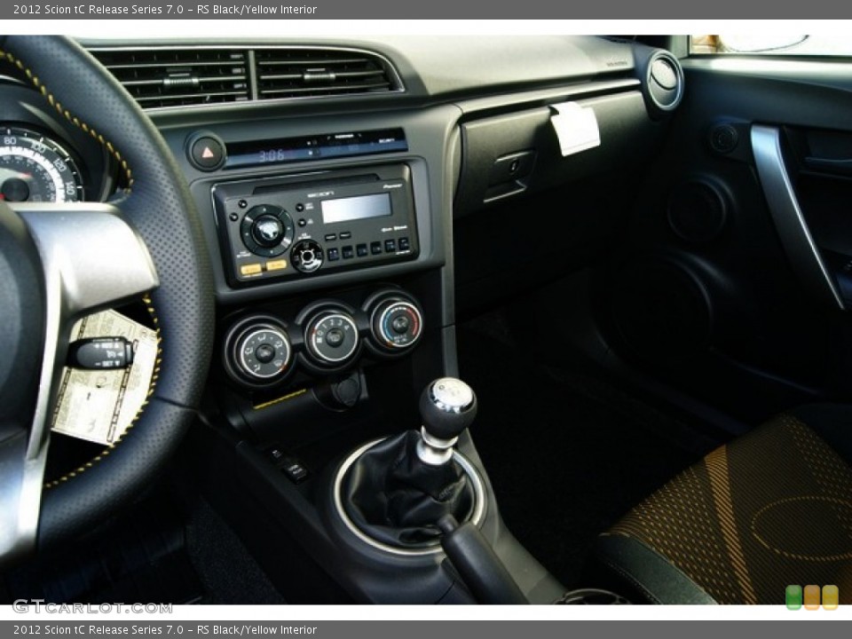 RS Black/Yellow Interior Transmission for the 2012 Scion tC Release Series 7.0 #55784678
