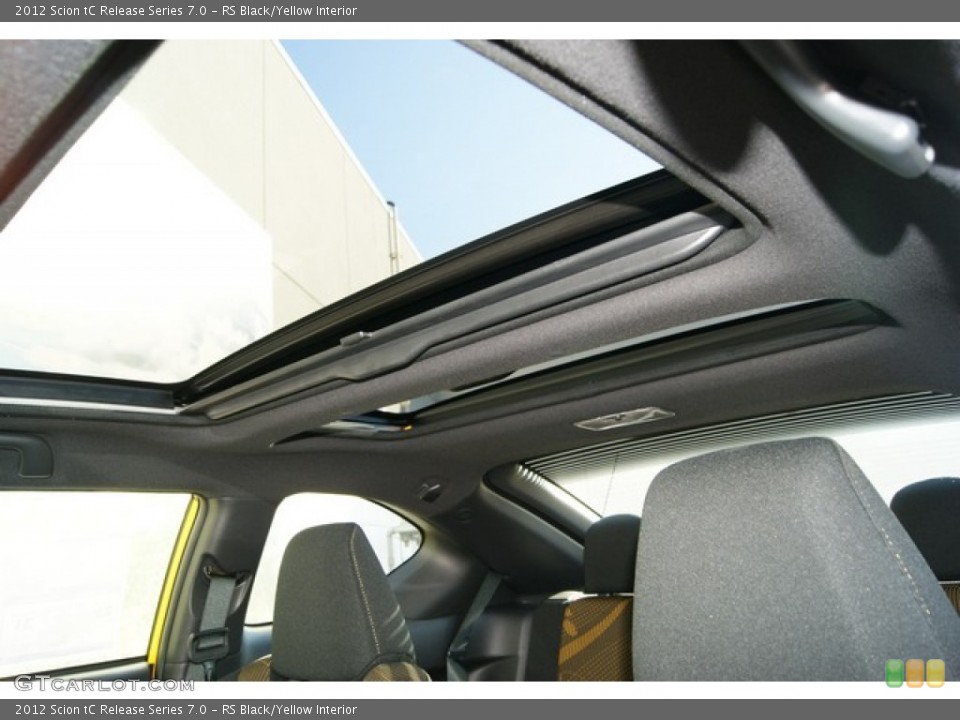 RS Black/Yellow Interior Sunroof for the 2012 Scion tC Release Series 7.0 #55784720