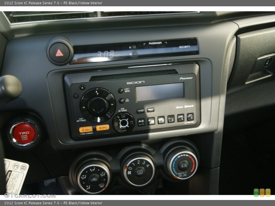 RS Black/Yellow Interior Audio System for the 2012 Scion tC Release Series 7.0 #55784747
