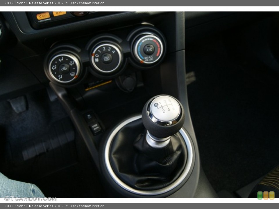 RS Black/Yellow Interior Transmission for the 2012 Scion tC Release Series 7.0 #55784750