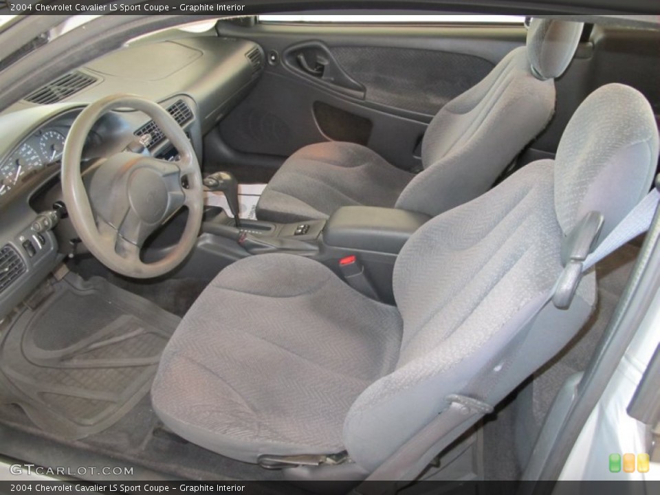 Graphite Interior Photo for the 2004 Chevrolet Cavalier LS Sport Coupe #55786469