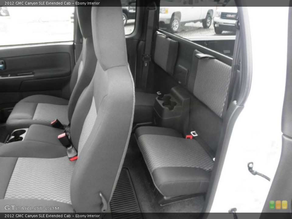 Ebony Interior Photo for the 2012 GMC Canyon SLE Extended Cab #55786577