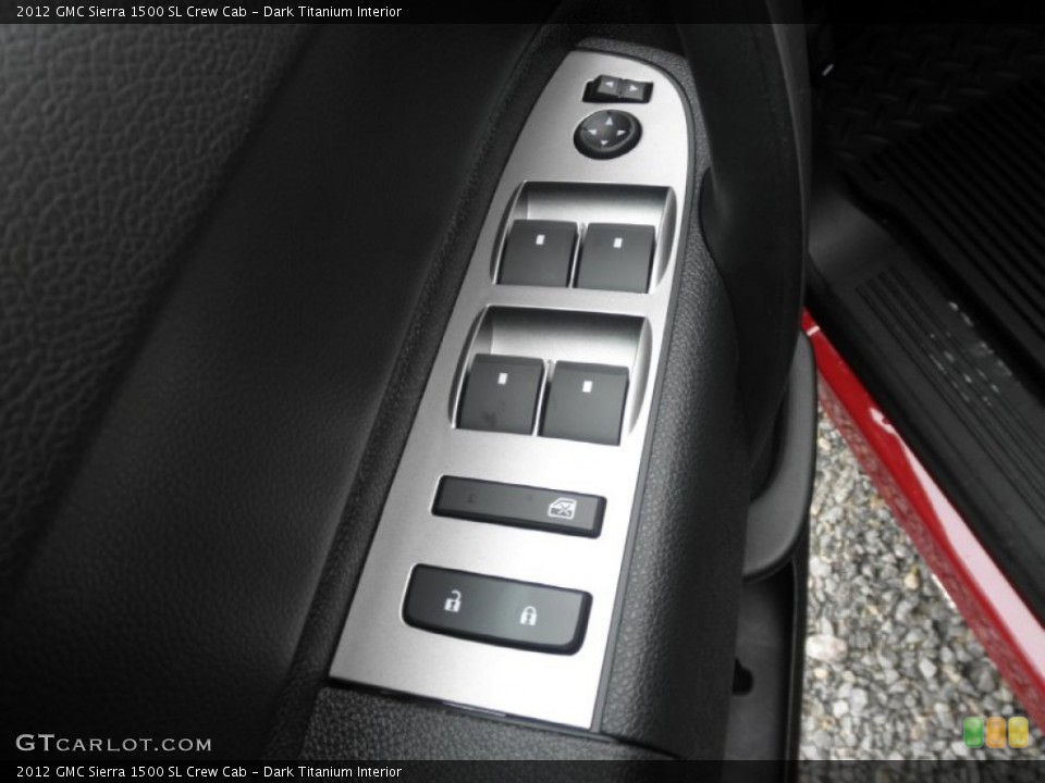 Dark Titanium Interior Controls for the 2012 GMC Sierra 1500 SL Crew Cab #55786706