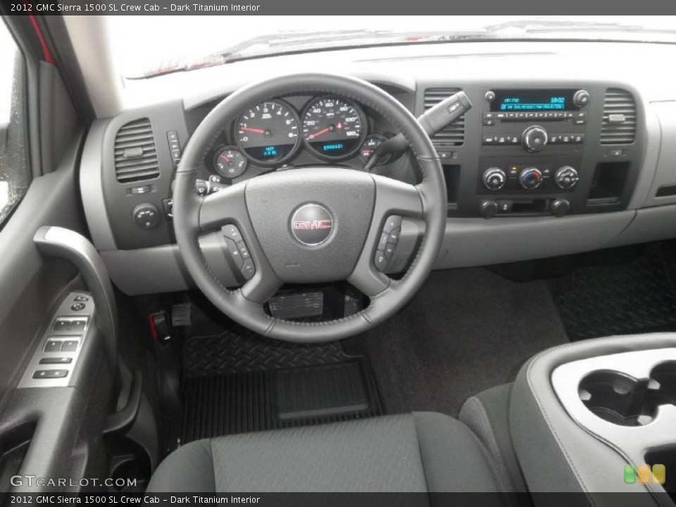 Dark Titanium Interior Dashboard for the 2012 GMC Sierra 1500 SL Crew Cab #55786715