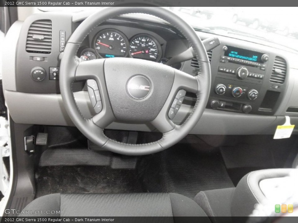 Dark Titanium Interior Dashboard for the 2012 GMC Sierra 1500 Regular Cab #55786868