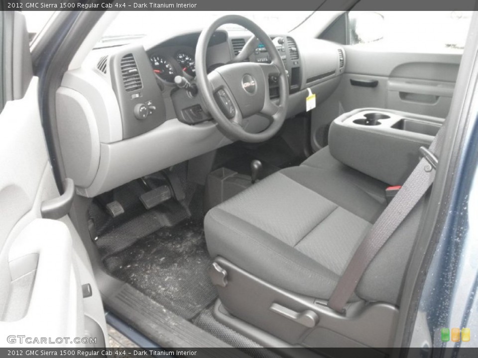 Dark Titanium Interior Photo for the 2012 GMC Sierra 1500 Regular Cab 4x4 #55786952