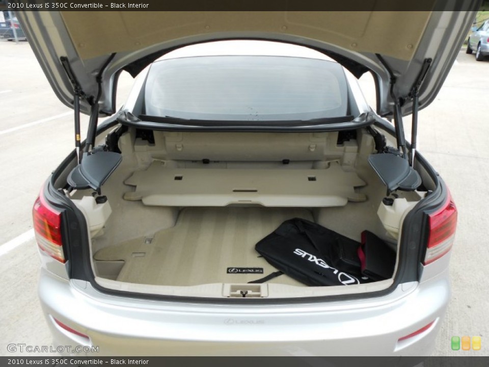 Black Interior Trunk for the 2010 Lexus IS 350C Convertible #55787564