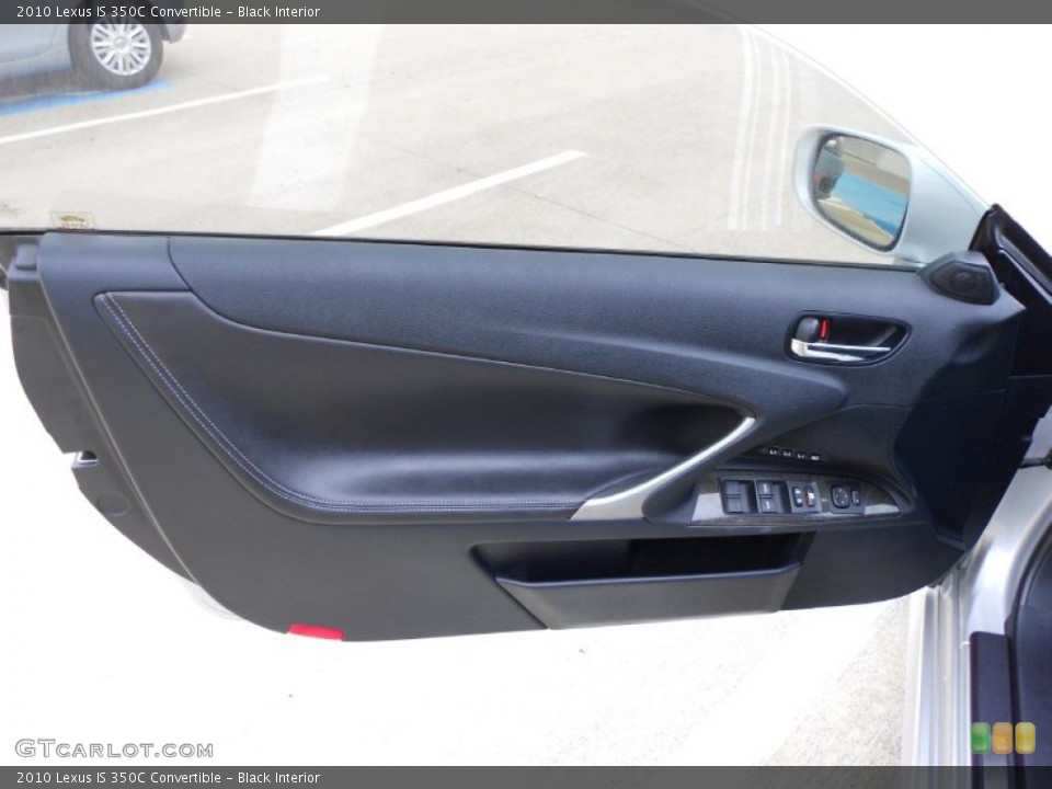 Black Interior Door Panel for the 2010 Lexus IS 350C Convertible #55787582