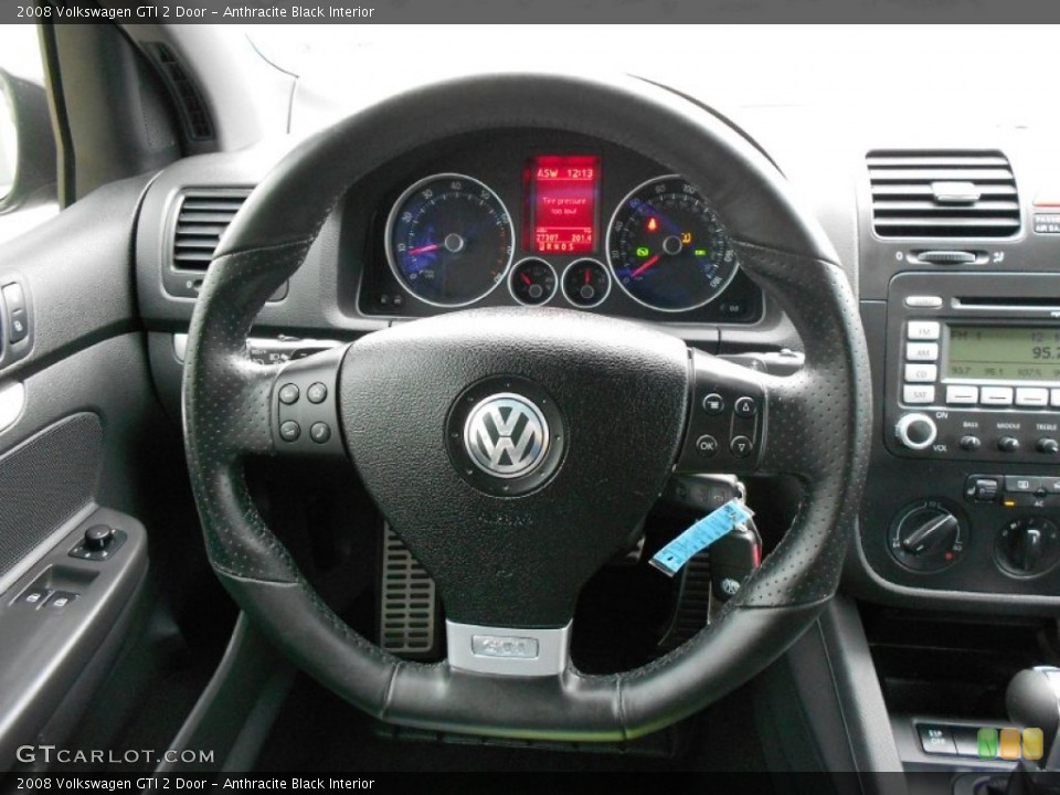 Anthracite Black Interior Steering Wheel for the 2008 Volkswagen GTI 2 Door #55788197
