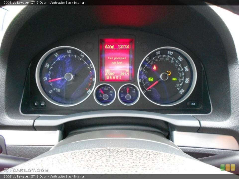 Anthracite Black Interior Gauges for the 2008 Volkswagen GTI 2 Door #55788242