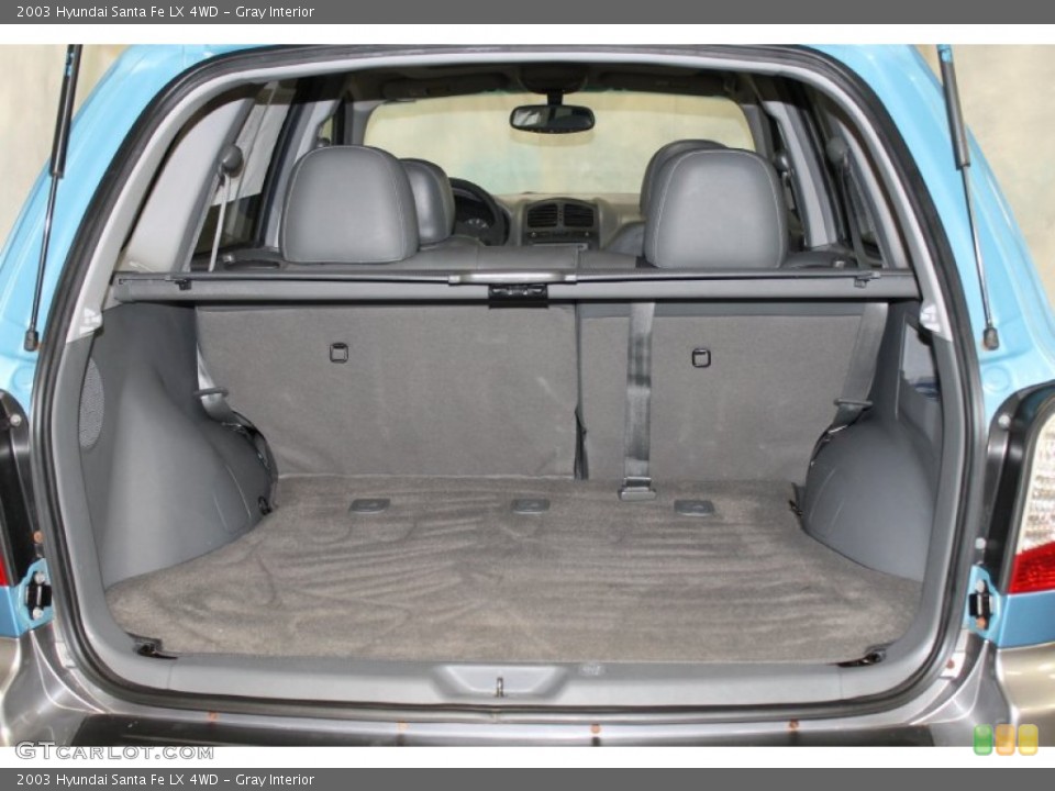 Gray Interior Trunk for the 2003 Hyundai Santa Fe LX 4WD #55788398
