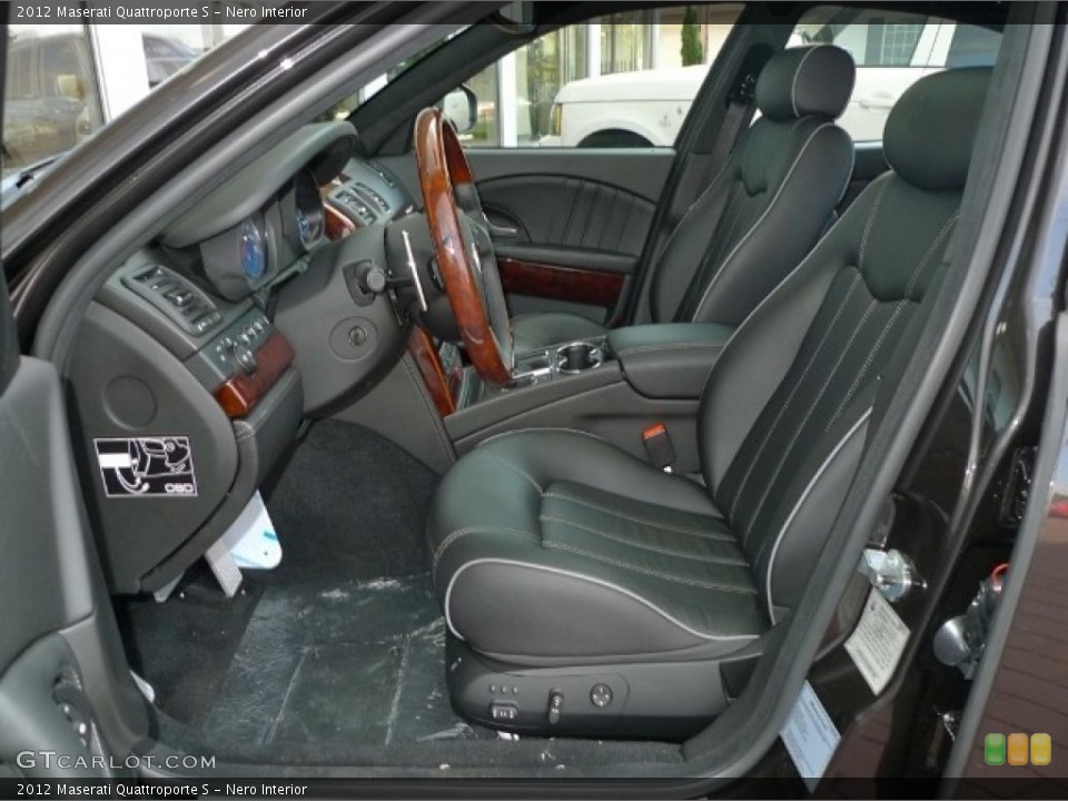 Nero Interior Photo for the 2012 Maserati Quattroporte S #55788494