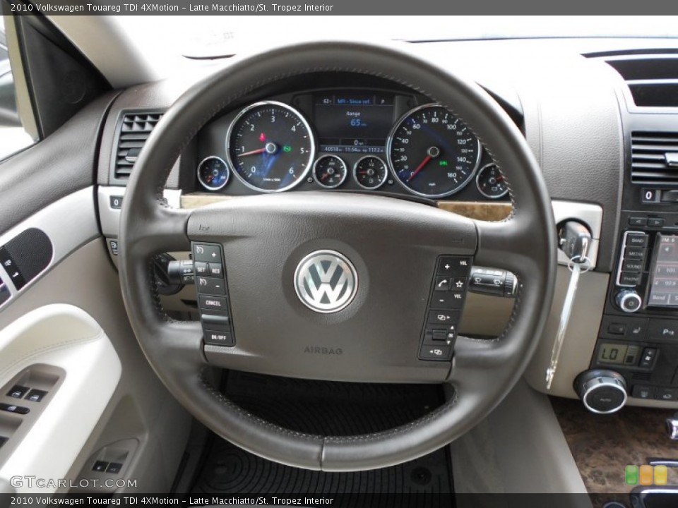 Latte Macchiatto/St. Tropez Interior Steering Wheel for the 2010 Volkswagen Touareg TDI 4XMotion #55788692