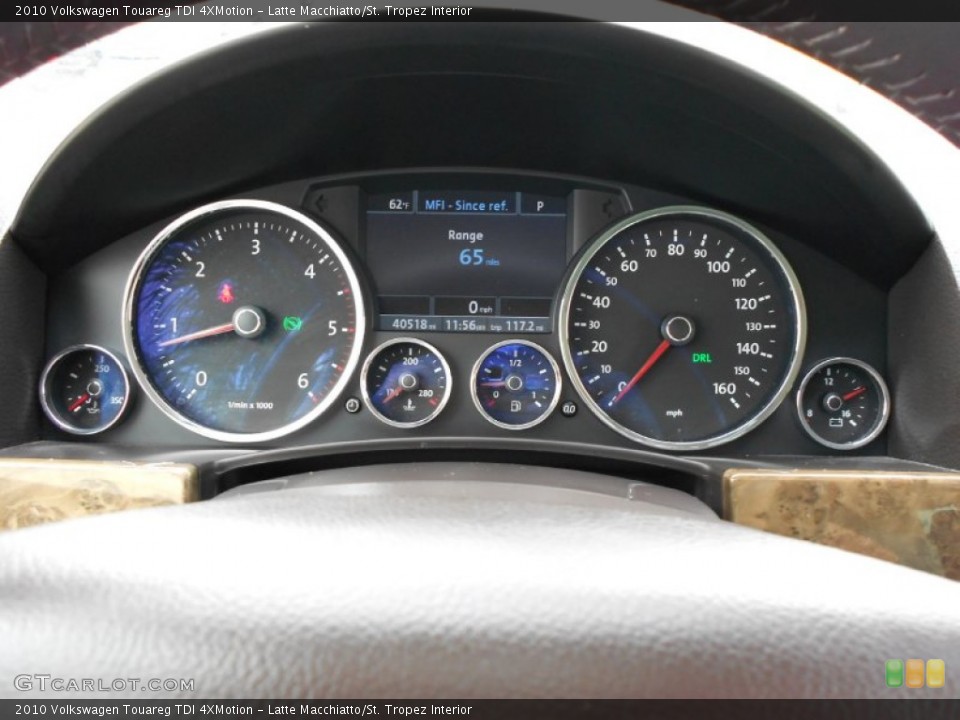 Latte Macchiatto/St. Tropez Interior Gauges for the 2010 Volkswagen Touareg TDI 4XMotion #55788827