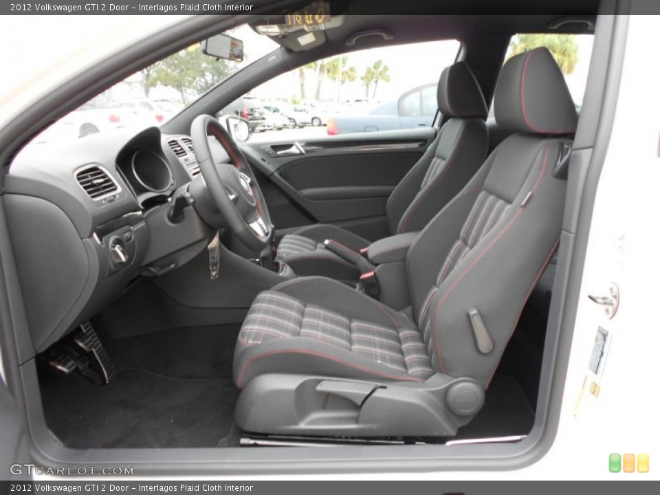 Interlagos Plaid Cloth Interior Photo for the 2012 Volkswagen GTI 2 Door #55788971