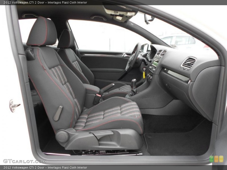 Interlagos Plaid Cloth Interior Photo for the 2012 Volkswagen GTI 2 Door #55788989