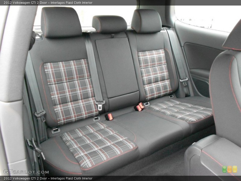 Interlagos Plaid Cloth Interior Photo for the 2012 Volkswagen GTI 2 Door #55788998