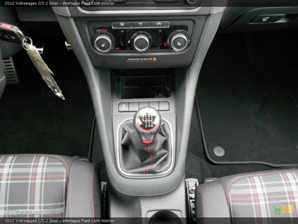 Interlagos Plaid Cloth Interior Transmission for the 2012 Volkswagen GTI 2 Door #55789031