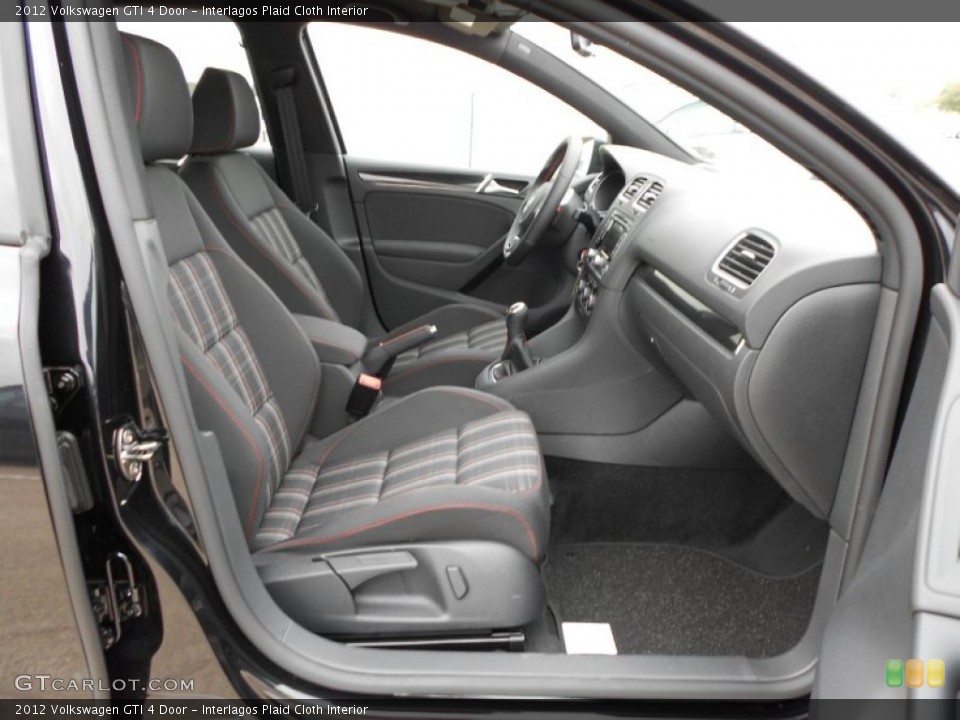 Interlagos Plaid Cloth Interior Photo for the 2012 Volkswagen GTI 4 Door #55789190