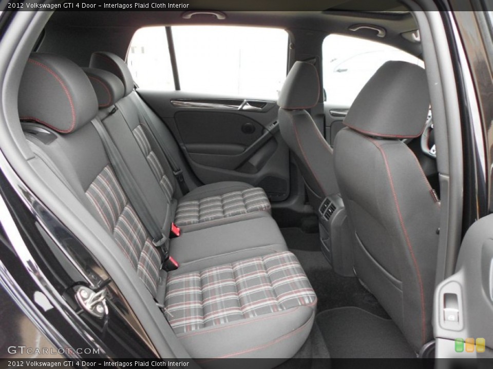 Interlagos Plaid Cloth Interior Photo for the 2012 Volkswagen GTI 4 Door #55789199