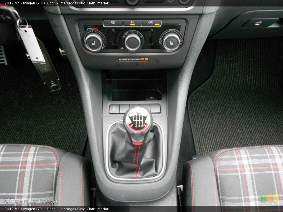 Interlagos Plaid Cloth Interior Transmission for the 2012 Volkswagen GTI 4 Door #55789235