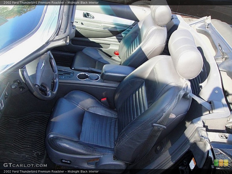 Midnight Black Interior Photo for the 2002 Ford Thunderbird Premium Roadster #55790009