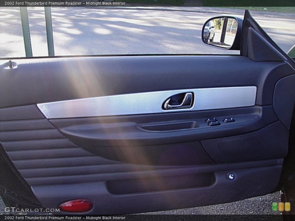 Midnight Black Interior Door Panel for the 2002 Ford Thunderbird Premium Roadster #55790057