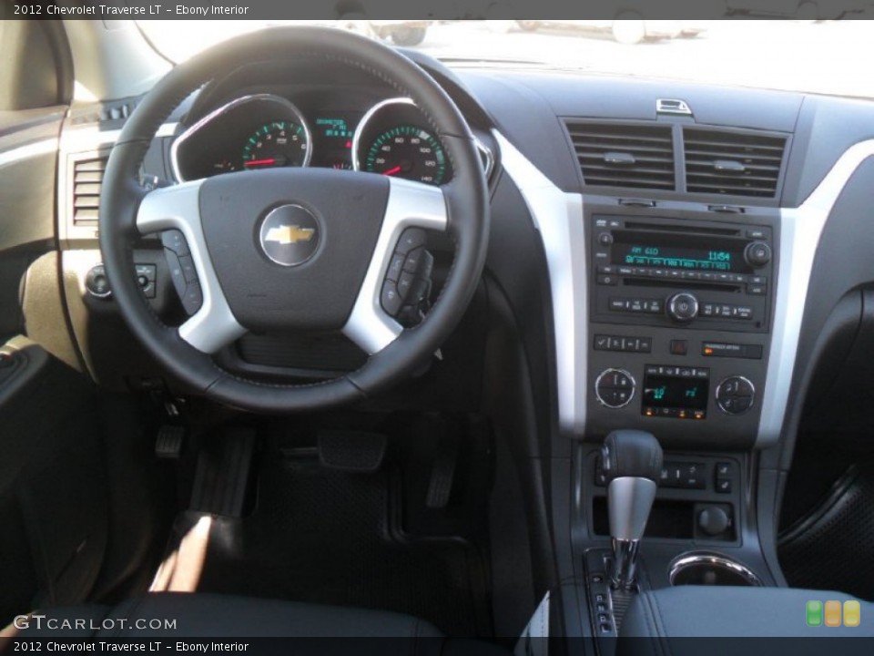 Ebony Interior Dashboard for the 2012 Chevrolet Traverse LT #55791743