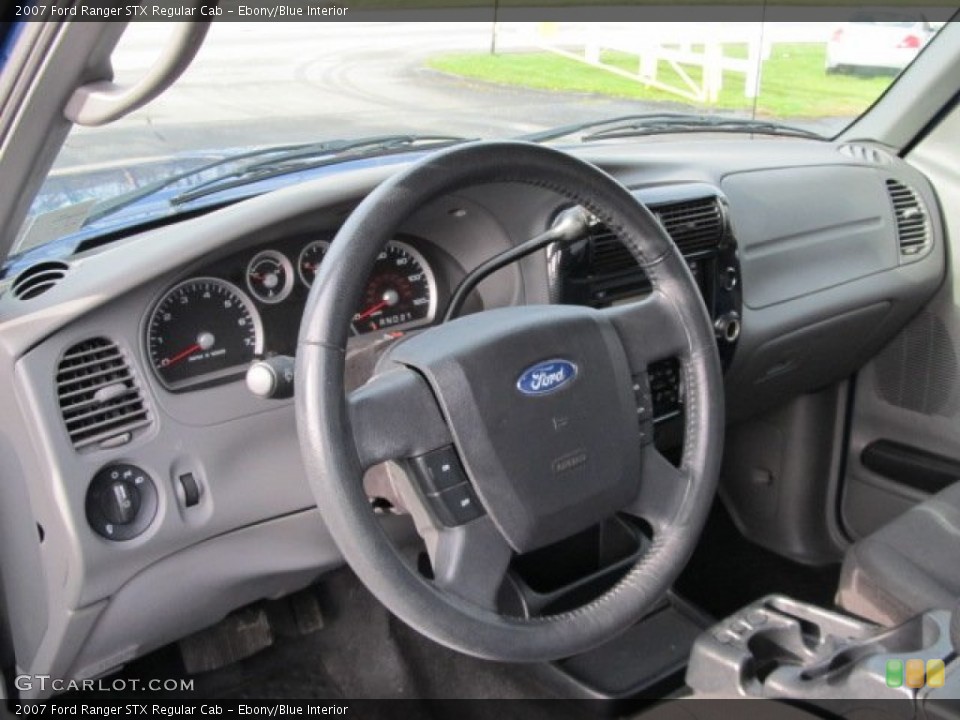 Ebony/Blue Interior Dashboard for the 2007 Ford Ranger STX Regular Cab #55792000