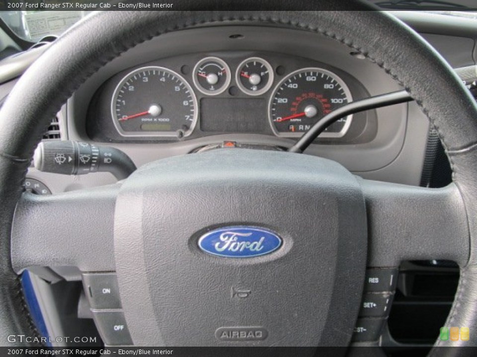 Ebony/Blue Interior Gauges for the 2007 Ford Ranger STX Regular Cab #55792043