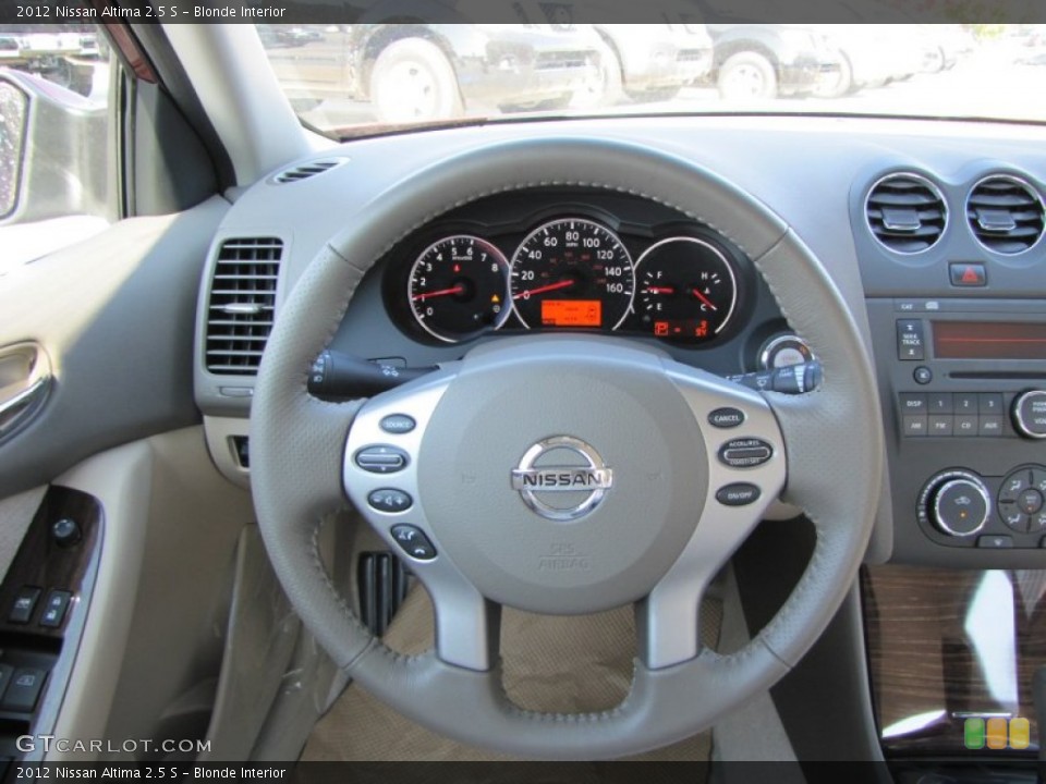 Blonde Interior Steering Wheel for the 2012 Nissan Altima 2.5 S #55794077