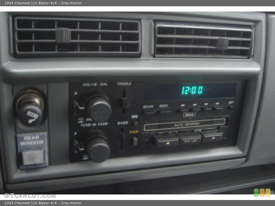 Gray Interior Audio System for the 1994 Chevrolet S10 Blazer 4x4 #55794314