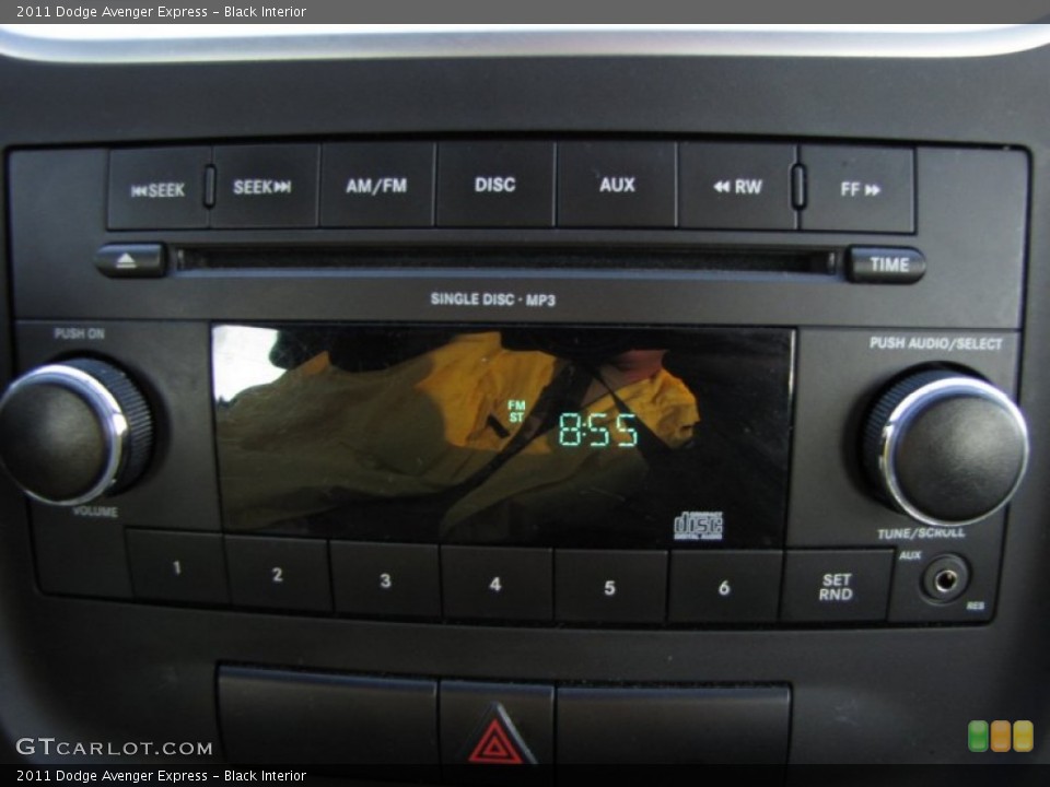 Black Interior Audio System for the 2011 Dodge Avenger Express #55794926