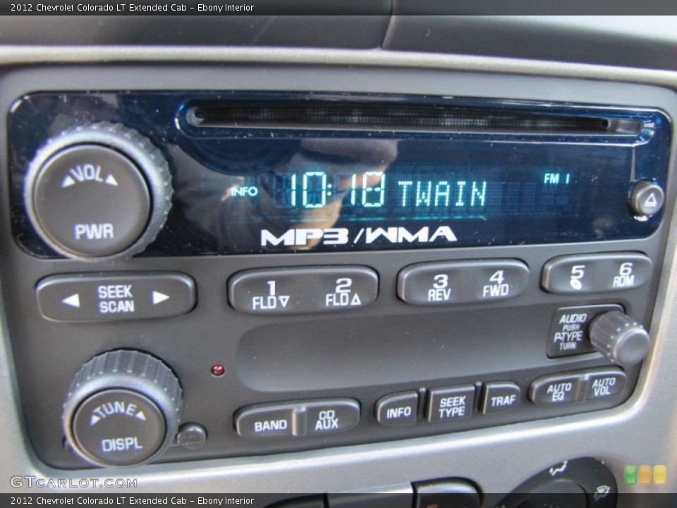 Ebony Interior Audio System for the 2012 Chevrolet Colorado LT Extended Cab #55796756