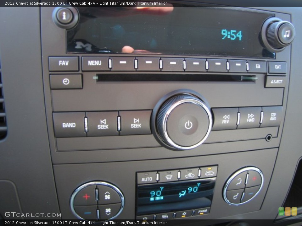 Light Titanium/Dark Titanium Interior Audio System for the 2012 Chevrolet Silverado 1500 LT Crew Cab 4x4 #55797233